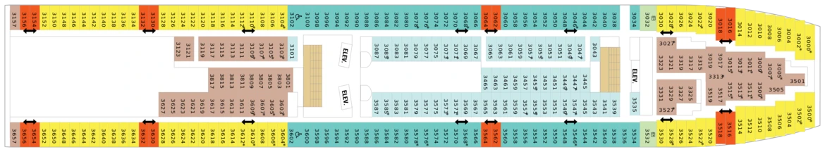 RCI Vision Of The Seas Deck Plan 3