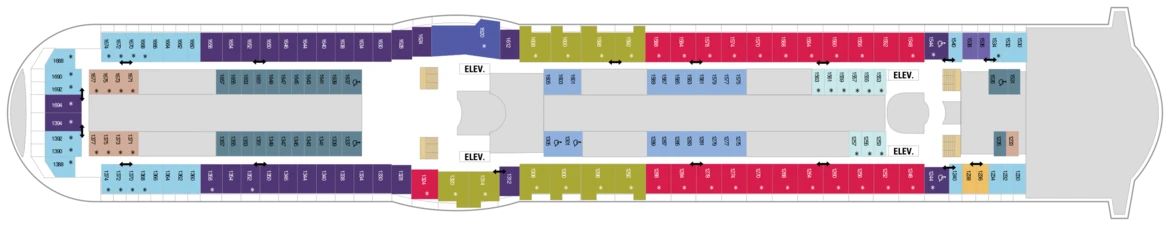 RCI Voyager Of The Seas Deck Plan 10