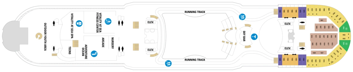 RCI Voyager Of The Seas Deck Plan 12