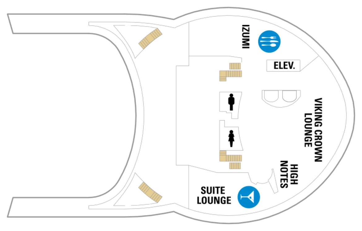 RCI Voyager Of The Seas Deck Plan 14