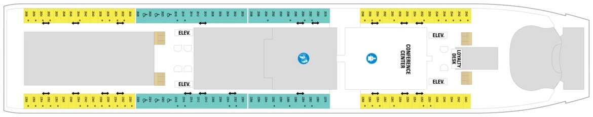 RCI Voyager Of The Seas Deck Plan 2