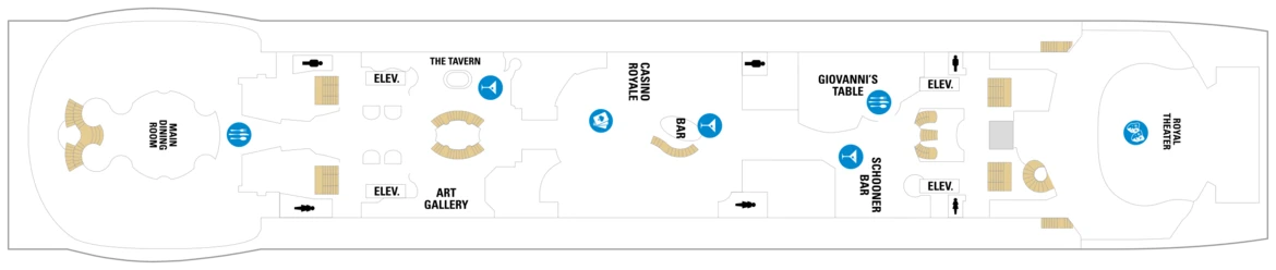 RCI Voyager Of The Seas Deck Plan 4