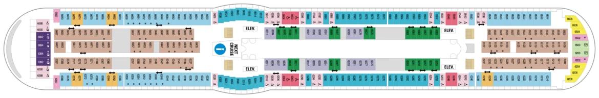 RCI Voyager Of The Seas Deck Plan 6