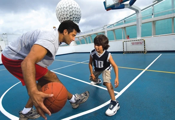 Royal Caribbean International Voyager Of The Seas Exterior Hoops Court 3