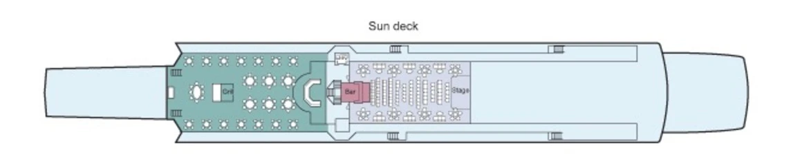 Viking River Cruises Viking Sineus Deck Plans Sun Deck
