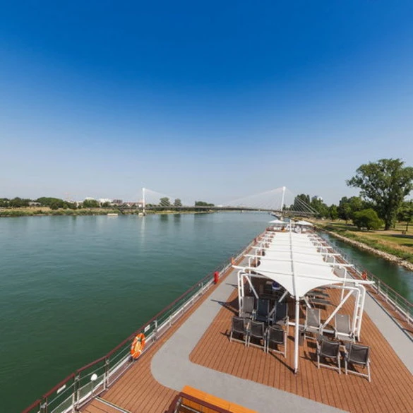 Viking River Cruises Viking Lofn Sun Deck
