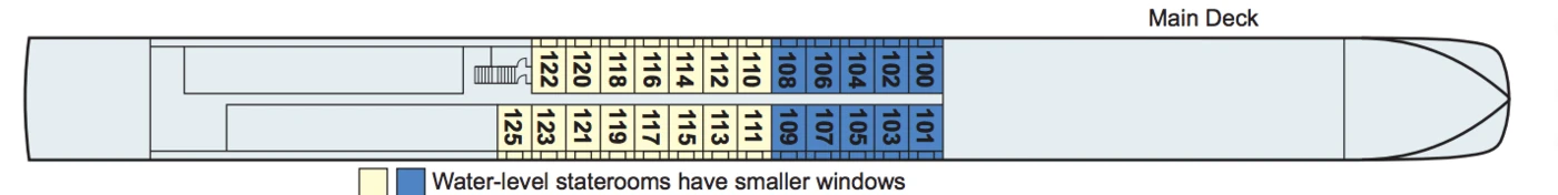 Viking River Cruises Viking Longships 2019 Deck Plans Main Deck