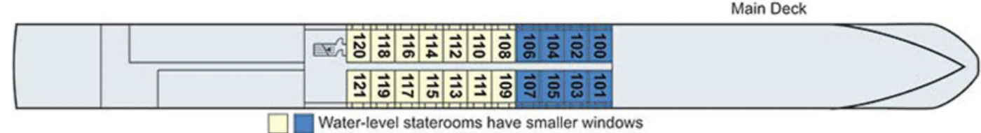 Viking River Cruises Viking Seine Longships Deck Plans Main Deck