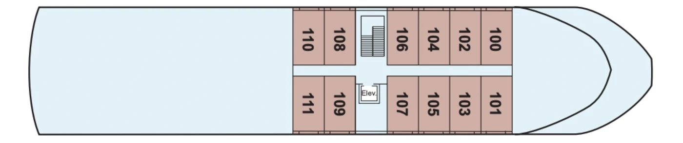 Viking River Cruises Viking Aton Deck Plans Main Deck