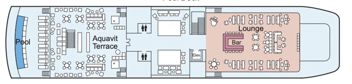 Viking River Cruises Viking Aton Deck Plans Pool Deck