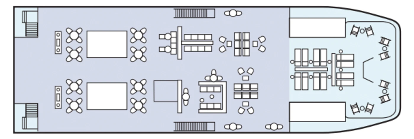 Viking River Cruises Viking Aton Deck Plans Sun Deck