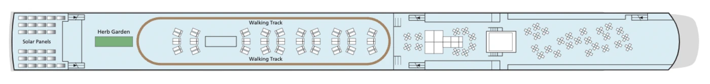 Viking River Cruises Viking Egdir Sun Deck Plan