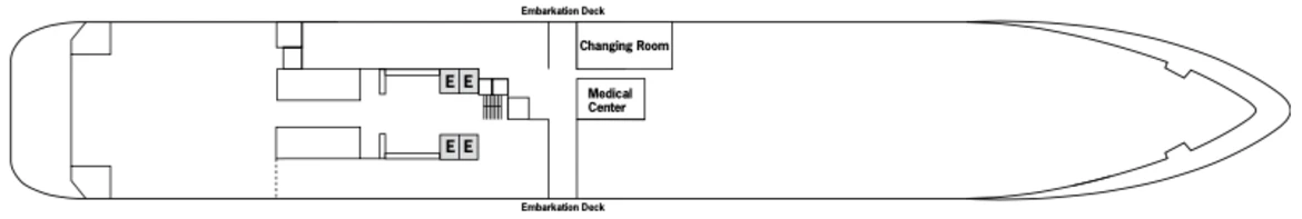 Silversea Cruises Silver Wind Deck Plan Deck 3