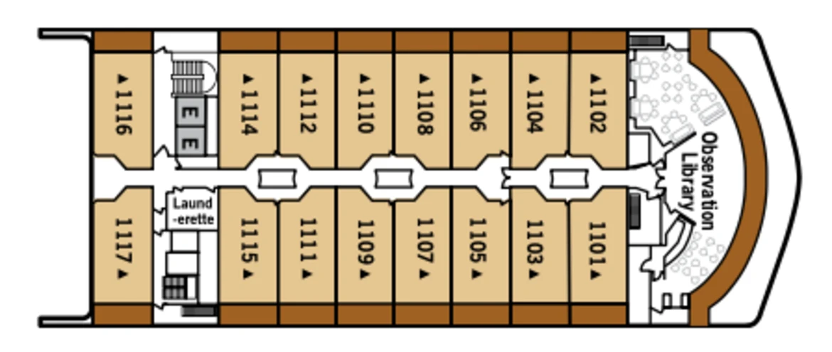 Silversea Cruises Silver Spirit Deck Plan Deck 11