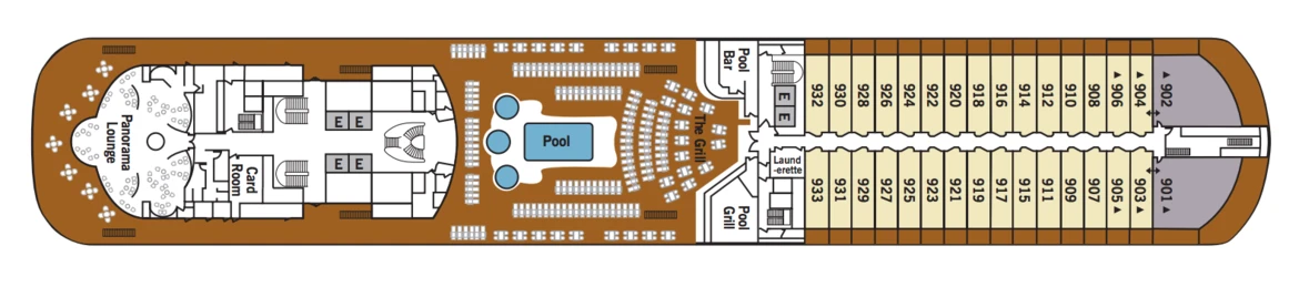 Silversea Silver Spirit Deck Plans Deck 9