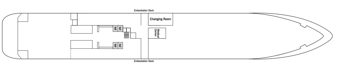 Silversea Silver Cloud Expedition Deck Plans Deck 3