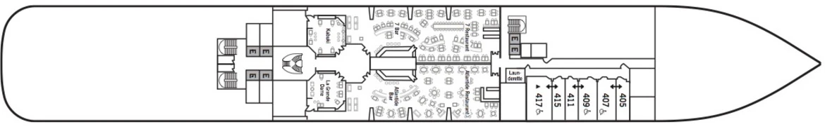 Silversea Cruises Silver Muse Deck 4