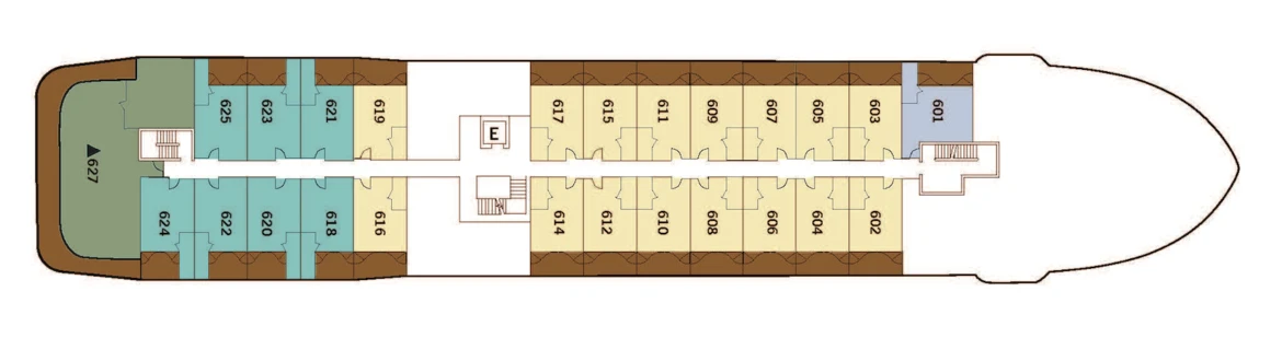 Silversea Cruises Silver Origin Deck Plans Deck 6