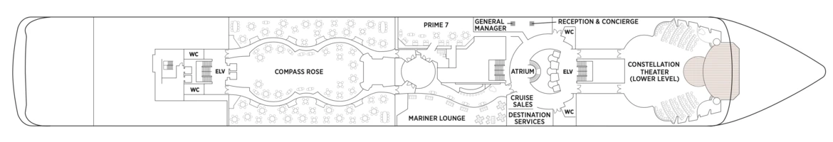 Regent Seven Seas Cruises Seven Seas Mariner Deck Plans Deck 5