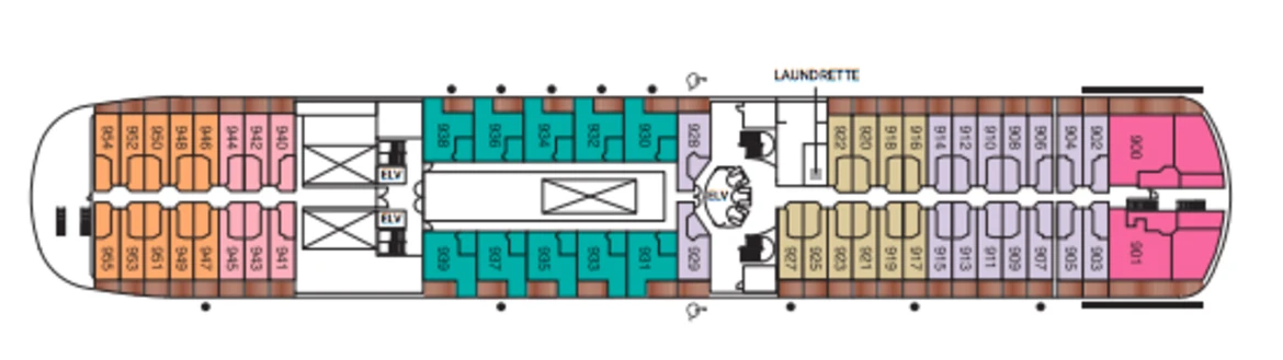 Regent Seven Seas Navigator Deck 9