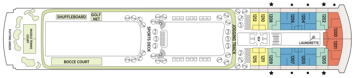 Regent Seven Seas Cruises Seven Seas Explorer Deck Plans Deck 12