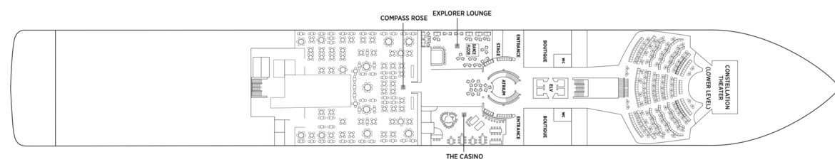 Regent Seven Seas Cruises Seven Seas Explorer Deck Plans Deck 4