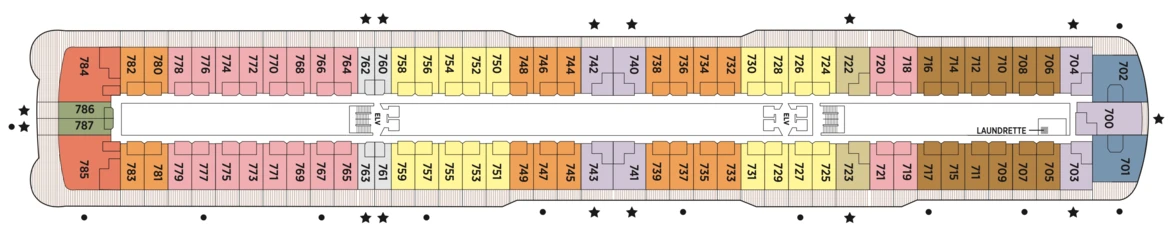 Regent Seven Seas Cruises Seven Seas Explorer Deck Plans Deck 7