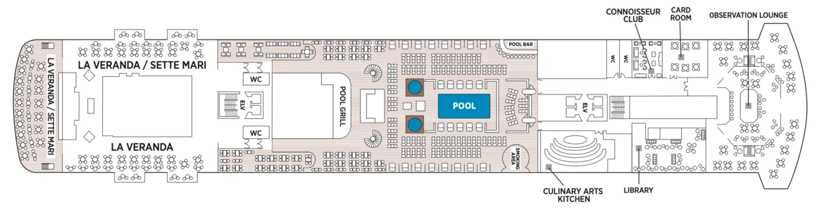 Regent Seven Seas Cruises Seven Seas Splendor Deck Plans Deck 11