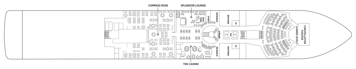 Regent Seven Seas Cruises Seven Seas Splendor Deck Plans Deck 4