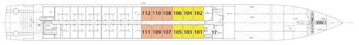 Avalon Waterways Avalon Tapestry II Deck Plans Indigo Deck