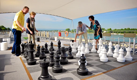 Avalon Waterways Avalon Vista Exterior Giant Chess Sky Deck