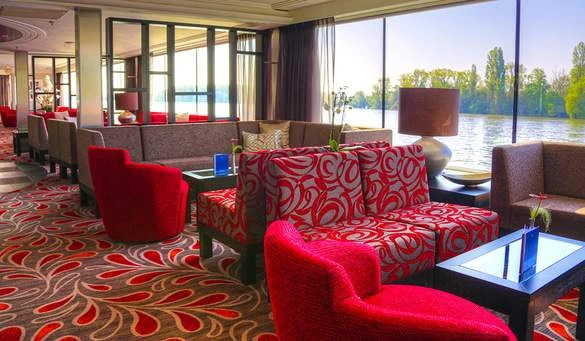 Avalon Waterways Avalon Expression Interior  Panorama Bistro