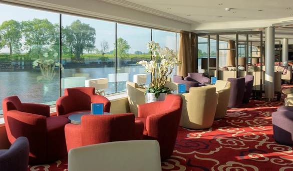 Avalon Waterways Avalon Expression Interior Panorama Lounge