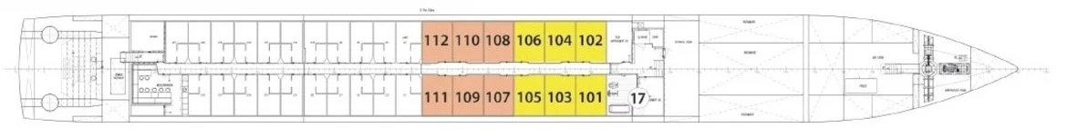 Avalon Waterways Avalon Tranquility II Deck Plans Indigo Deck