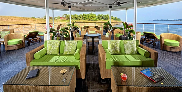 Avalon Waterways Avalon Siem Reap Exterior Observation Lounge 2
