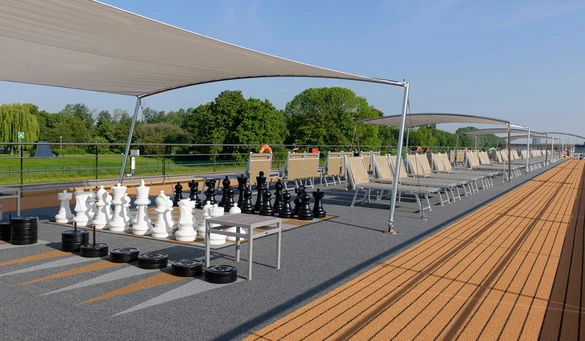 Avalon Waterways Avalon Expression Exterior Sky Deck Giant Chess 2