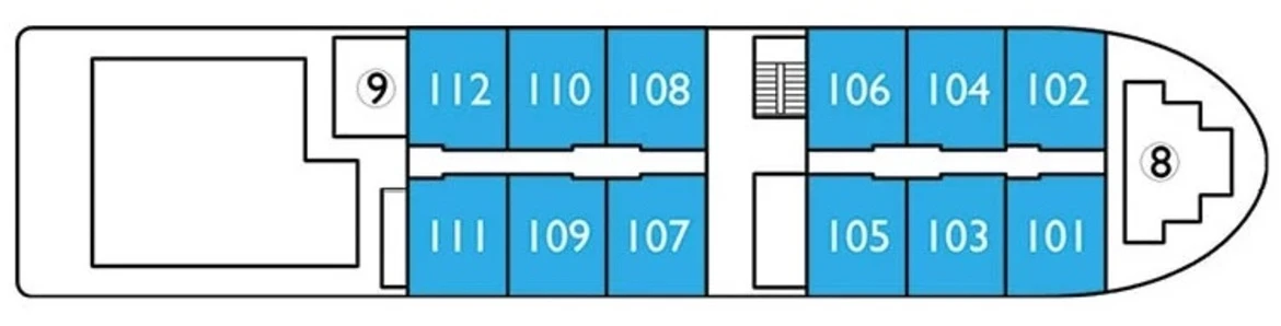 Avalon Waterways Avalon Saigon Deck Plans Main Deck