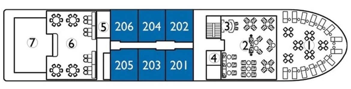 Avalon Waterways Avalon Saigon Deck Plans Upper Deck