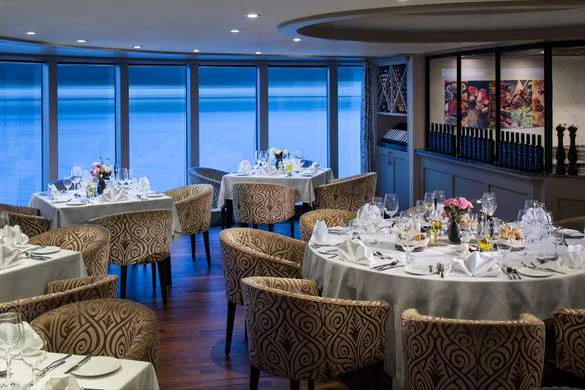 AmaWaterways AmaSerena AmaSonata AmaReina AmaPrima AmaCerto Interior Chefs Table Restaurant 3