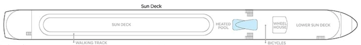 AmaWaterways AmaLea Deck Plan Sun Deck