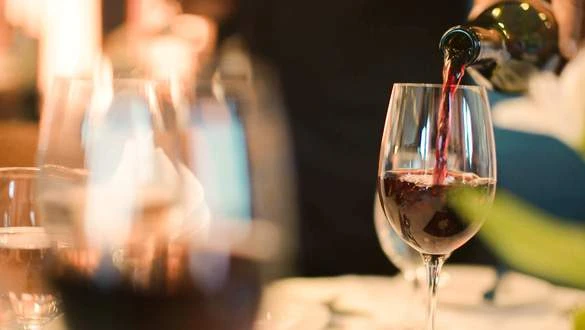 Wine Pouring Image