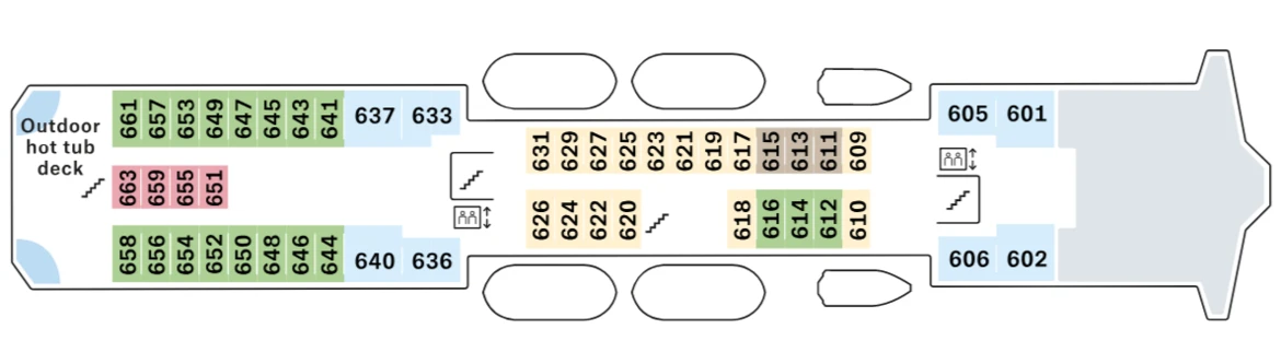 MS Nordkapp Deck 6