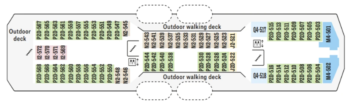 Hurtigruten MS Nordlys Deck5