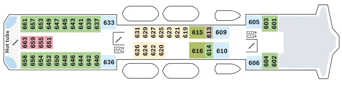 MS Nordnorge Deck 6