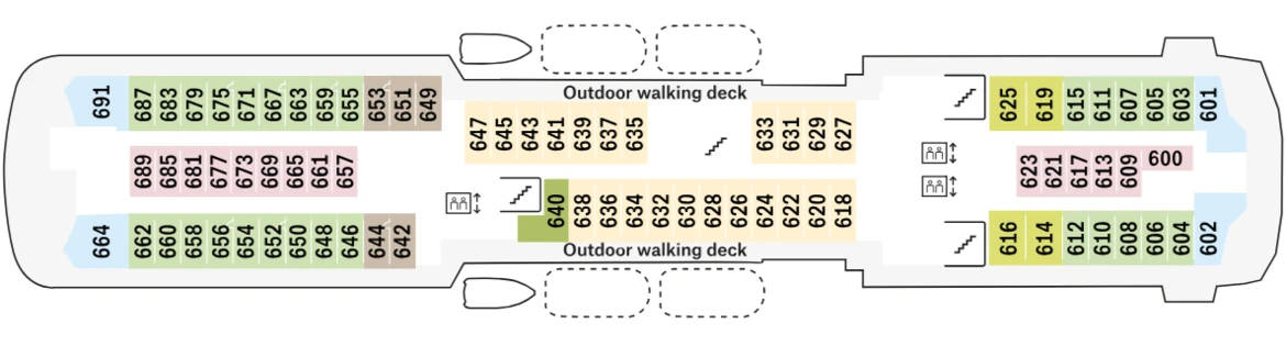 MS Trollfjord Deck 6