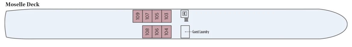 Uniworld Boutique River Duchess Moselle Deck Plan