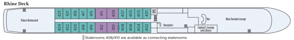 Uniworld Boutique River Duchess Rhine Deck Plan