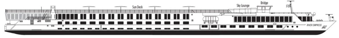 Uniworld Boutique River Cruises   River Empress   Sun Deck