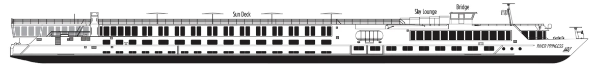 Uniworld Boutique River Princess Sun Deck Plan