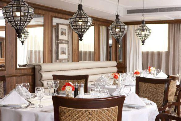 UNIWORLD Boutique River Cruises River Tosca Interior Restaurant 1